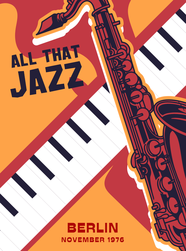 All That Jazz Berlin Vintage Music Poster - Framzio