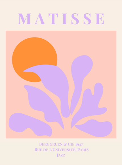 Matisse Jazz Abstract Print 1947 | Berggruen & Cie Paris - Framzio