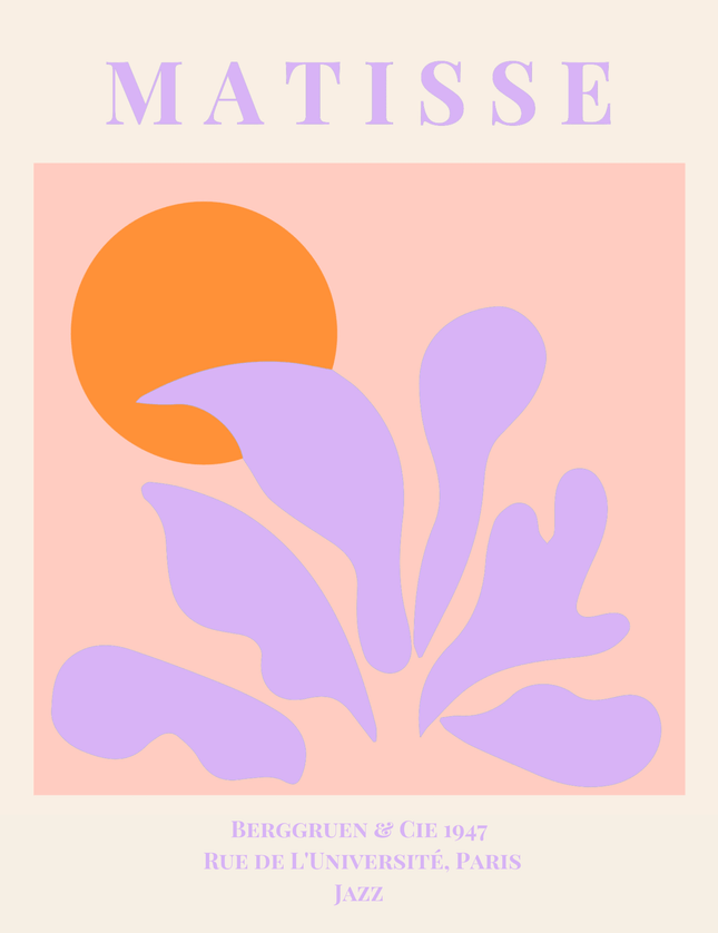 Matisse Jazz Abstract Print 1947 | Berggruen & Cie Paris - Framzio