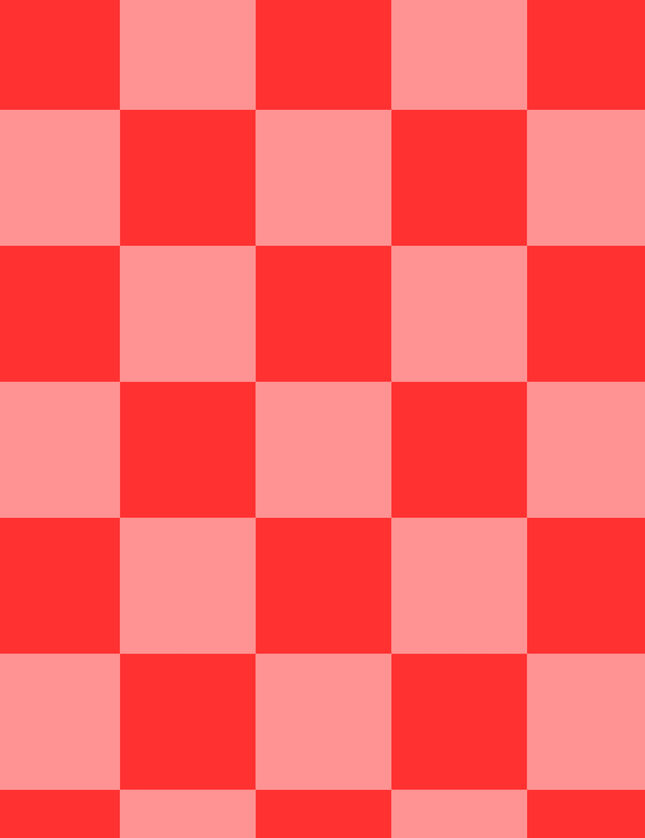 Red Checkerboard Abstract Poster - Framzio