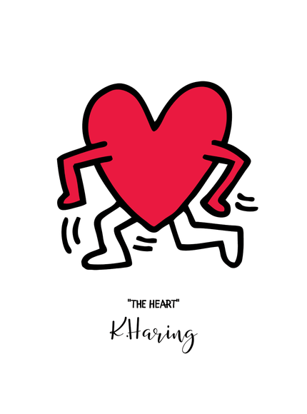 The Heart Keith Haring Poster - Framzio